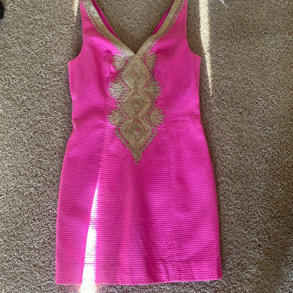 Pink Lilly Pulitzer shift dress